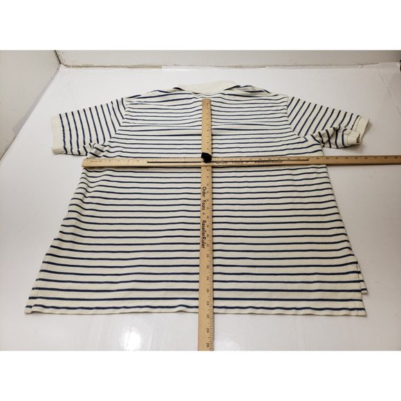 Polo By Ralph Lauren Mens Shirt Polo Short Sleeve Collared Striped White 2XB Big - Picture 7 of 9